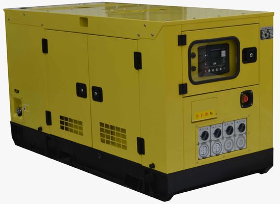 เครื่องกำเนิดไฟฟ้าดีเซล Yanmar แบบเงียบขนาด 18KW ถึง 30KW ตั้งระบบระบายความร้อนด้วยน้ำสำหรับบ้าน