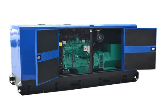 เครื่องกำเนิดไฟฟ้าดีเซล Cummins 100kva สำหรับบ้านเงียบพร้อมเครื่องกำเนิดไฟฟ้ากระแสสลับ stamford deepsea ผู้ควบคุม คุณภาพสูงราคาถูก