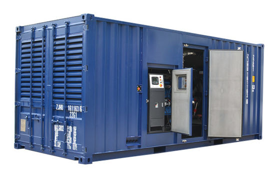 เครื่องกำเนิดไฟฟ้าดีเซลเงียบ เพอร์กินส์ 1250KVA 50hz 1500rpm สำหรับธนาคารอุตสาหกรรม