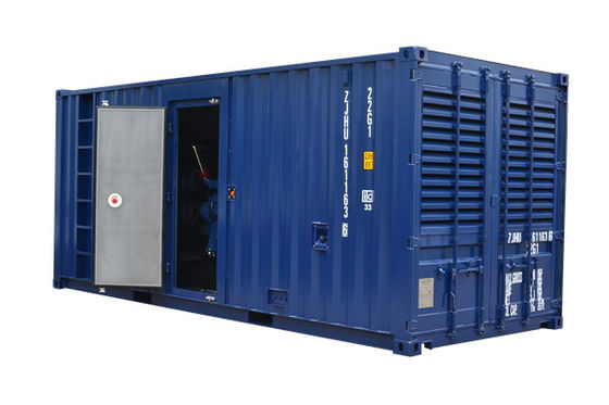 เครื่องกำเนิดไฟฟ้าดีเซลเงียบ เพอร์กินส์ 1250KVA 50hz 1500rpm สำหรับธนาคารอุตสาหกรรม