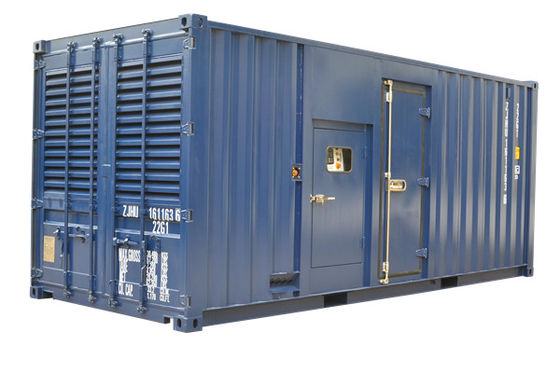 เครื่องกำเนิดไฟฟ้าดีเซลเงียบ เพอร์กินส์ 1250KVA 50hz 1500rpm สำหรับธนาคารอุตสาหกรรม