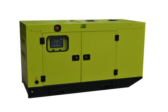 สีเขียว Weichai Genset 400kw 500kva ชุดเครื่องกำเนิดไฟฟ้าดีเซลเชิงพาณิชย์