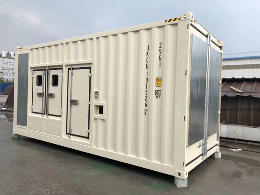 50hz Deepsea ผู้ควบคุม 1000kva Cummins เครื่องกำเนิดไฟฟ้า ตู้คอนเทนเนอร์