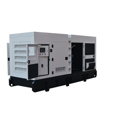เครื่องกำเนิดไฟฟ้าดีเซลไฟฟ้าเงียบ 220kw 275kw 242kva 303kwa สตาร์ทอัตโนมัติ 50Hz 3 เฟส 220V ถังน้ำมันเชื้อเพลิงแบบกำหนดเอง